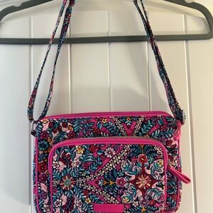 Vera Bradley Floral Pink Crossbody Bag